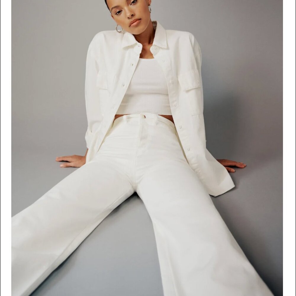 Reformation Logan Ultra High Rise Wide Leg Jeans